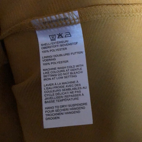 SFW New floral mustard yellow button up dress Boho - Picture 5 of 5